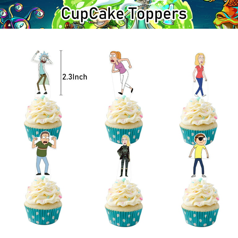 Birthday Party Supplies For Five Nights at Freddy's, Party Decorations For  Five Nights at Freddy's- big Cake Topper - 24 Cupcake Toppers - 16 Balloons