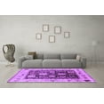 thumbnail image 3 of Ahgly Company Indoor Rectangle Oriental Purple Industrial Area Rugs, 2' x 3', 3 of 4