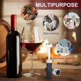 thumbnail image 3 of Vacuum Stoppers, Set of 6, Rubber Wine Stoppers, for Wine Saver Vacuum Pump Preserver, Bottle Rubber Corks To Preserve Wine Flavor Best Wine Air Vacuum Stoppers To Keep Wine Fresh, 3 of 9