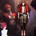 thumbnail image 2 of Disfraz de Cosplay del juego LOL Arcane Vi, traje de Piltover Enforcer, uniforme Vi para mujer, accesorios para juegos de rol de Carnaval de Halloween, gran oferta, 2 of 5