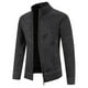 thumbnail image 3 of Chaqueta de lana casual de suéter de cuello alto de otoño e invierno de moda para hombres Pompotops  oipoqjl37377, 3 of 6