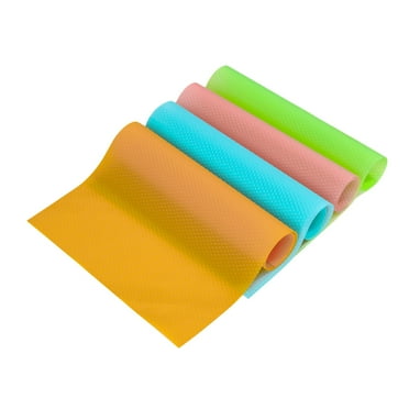 4 Pcs Fridge Mat Refrigerator Shelf Mats Lining Non-slip Refrigerator Drawer Liner Eva 45.00X29.00X0.05CM