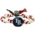 thumbnail image 1 of Tampa Bay Rays Classic Frozen Rope Baseball Bracelet, 1 of 1