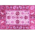 thumbnail image 1 of Ahgly Company Indoor Rectangle Abstract Pink Modern Area Rugs, 7' x 10', 1 of 4