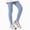 Blue, variant on Girls Athletic Leggings Kids Dance Running Yoga Pants Workout Dance Tights 6-7 Years,Blue Caqnni