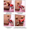 thumbnail image 2 of Walnut Peeling Tool, Metal Nutcracker, Nut Peeler, Funnel-shaped Nutcracker, Good For Most Shell Nuts, 2 of 4