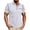 White, variant on WIZUTIZ Short Sleeve T Shirts for Man Summer Fall Crew High Neck Plain Tops Shirt Mens 2026 Fashion Y2K