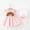 Pink, variant on QISIWOLE Toddler Kids Baby Girl Summer Pure Color Rainbow Cloud Suspender Skirt With Hat Clearance