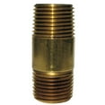 thumbnail image 2 of JMF Company 3/4 in. MPT X 3/4 in. D MPT Brass Nipple 6 in. L, 2 of 2