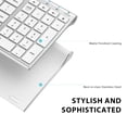 thumbnail image 4 of Teclado Bluetooth iClever BK10 recargable con teclado numérico, 4 of 7