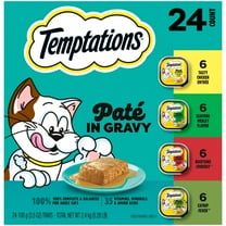 Temptations Pate In Gravy Variety Pack Adult Wet Cat Food, 3.5 Oz Trays, Pack Of 24