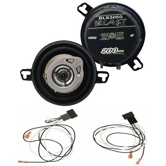 Absolute BLS-3050 3.5" 2-Way 200 W Speaker Fit 2016-UP Toyota Tacoma