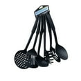 thumbnail image 1 of Juego de herramientas de nailon, resistente al calor y antiadherente, perfecto para hornear, cocinar, mezclar y servir, utensilios de cocina de 6 piezas con diseño de una sola pieza sin costuras,, 1 of 3