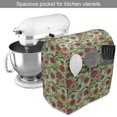 thumbnail image 2 of Floral Stand Mixer Cover, Vintage Colorful Ornamental Flowers and Leaves Fresh Spring Nature Art Illustration, Kitchen Appliance Organizer Bag Cover with Pockets, 5 Quarts, Multicolor, by Ambesonne, 2 of 4