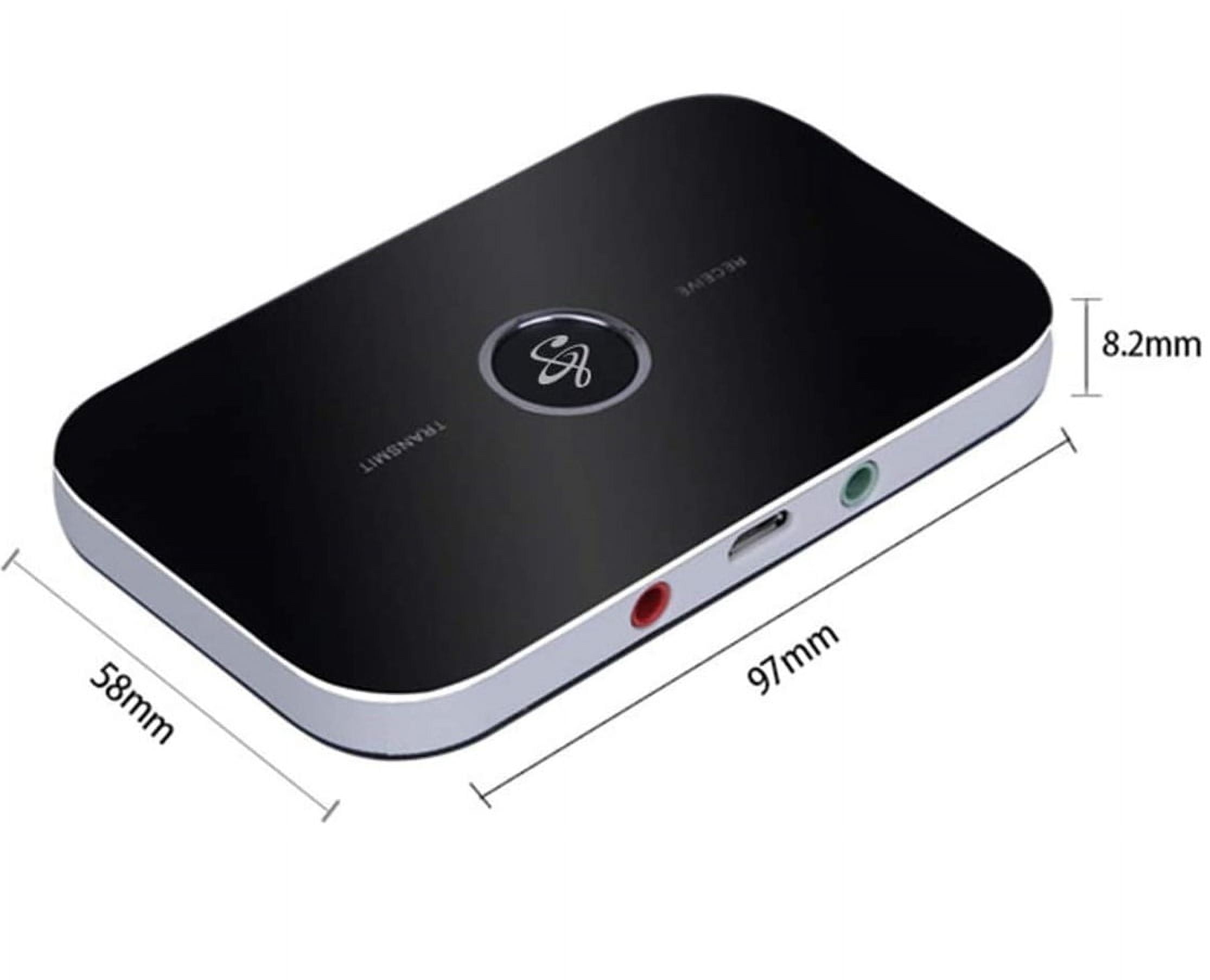 Bluetooth 5.0 Transmitter Empfänger, 2-in-1 kabelloser 3,5-mm