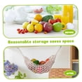 thumbnail image 5 of Cotton Rope Hanging Fruit Basket w/ Hooks - Breathable Banana Holder for Kitchen, RV or Boat. Rustic Farmhouse Decor!, 5 of 6