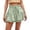 Light Green, variant on Women's Summer Solid Color High Waist Wrap Skirt Pants Stylish Folded Wide Leg Palazzo Culottes For Casual Wear Ballet Wrap Skirt