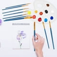 thumbnail image 6 of FOMIYES Drawing Oil Paint Brush Blue Wood Nylon Plastic 1Set 8.9X6.7In, 6 of 8