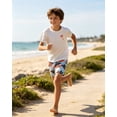 thumbnail image 4 of Jolyshlid Boys' 6 Piece Summer Outfits Short Sleeve Graphic Tops and Shorts Sets Beach Casual Clothes 7-8Y, 4 of 13
