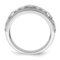 thumbnail image 2 of 925 Sterling Silver 59 Stone Cubic Zirconia Cz Ring Wedding Fancy, 2 of 9