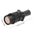 thumbnail image 4 of Welder Plug, Aluminum Alloy Accurate Female Plugs Rust Resistant  For Thermal Arc Welders, 4 of 8