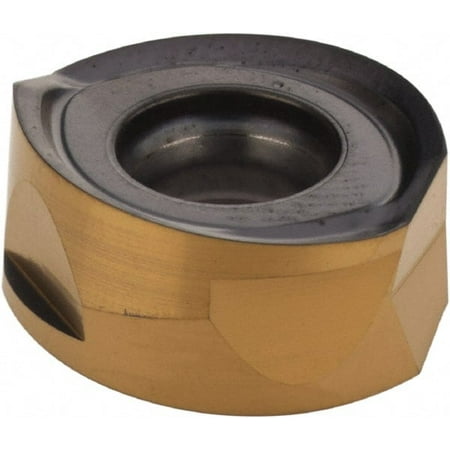 

Iscar H400 RNHU1606 HP Grade IC830 Carbide Milling Insert TiAlN/TiN Finish 0.307 Thick 0.5787 Inscribed Circle 8mm Corner Radius