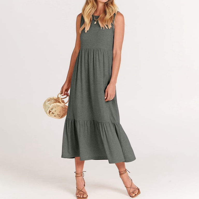 high neck holiday dress Embellished Halter Little Black Mini 53954 VM: Bridesmaid Olive main image 0