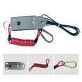 thumbnail image 3 of Trailer Brake Controller Switch Emergency Breakaway Coiled Cable For Rv Towing, 3 of 8