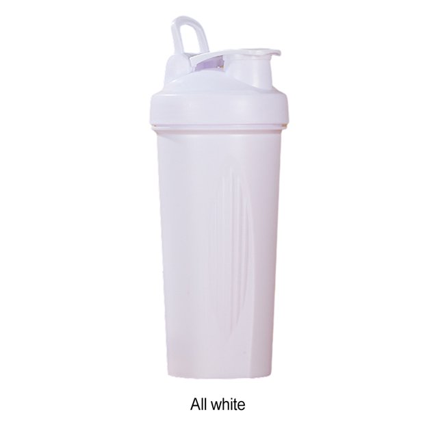 Baohd Portable Size For Outdoor Activities Shake Up Shaker Bottle Leak-proof Lid Full white