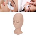 thumbnail image 1 of Cabeza de Maniquí de Pestañas, Extensión de Pestañas Suaves Mannequin Head Silicone Profesional Safe for Beauty Salon para Principiante, 1 of 7