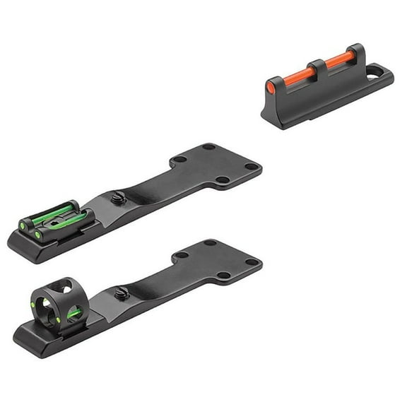 TRUGLO TRU-BEAD TURKEY UNIVERSAL SHOTGUN FIBER OPTIC GREEN/RED BLACK
