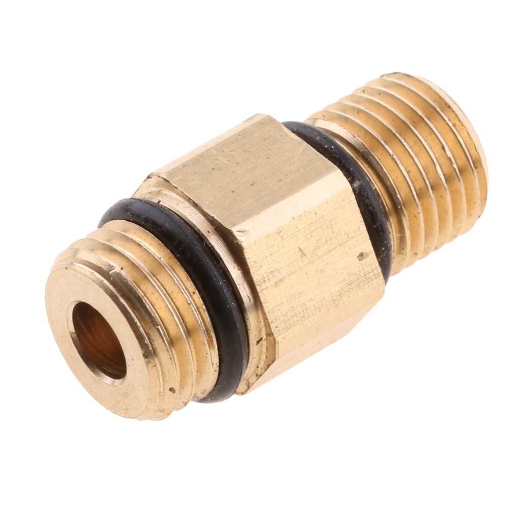 M14 x 1.5 M14X1.5 Male to 1/2 Male NPT Coupling Metric Pipe Fitting Gauge Adapter 