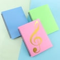 thumbnail image 4 of RABBITH Letter Size File Folder Spiral Binding Sheet Music Binder Folder 20 Sleeves Writable Pages for Student Teacher School, 4 of 19