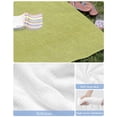 thumbnail image 6 of Vintage Fruit Green Beach Towels Oversized Super Absorbent,Farmhouse Retro Solid Color Linen Texture Lightweight Bath Towel Quick Dry Sets For Bathroom/Pool/Rv Camping/Beach Play/Gym Room 31"x62", 6 of 8