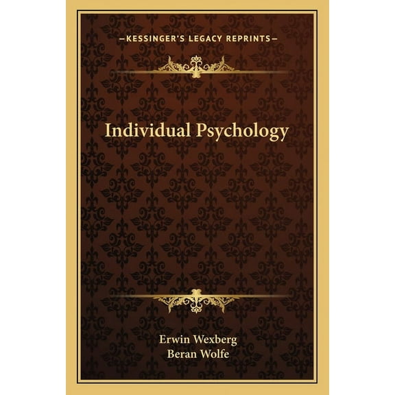 Individual Psychology (Paperback)