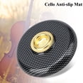 thumbnail image 2 of Cello Spike Holder,Cello Mat, Durable Cello Anti Slip Mat Pad Plastic Metal Holder Floor Protector Instrument Accessory Black, 2 of 9