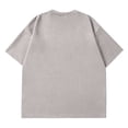 thumbnail image 4 of VERUGU Mens Summer Shirts Solid Fashion Casual Pullover Round Neck Short Sleeve T-Shirt Tops Gray XL, 4 of 4