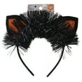 thumbnail image 2 of (3 pack) Scunci by Conair Glam-O-Ween Halloween Headband, Black Cat Ears with Tinsel Accents, 1-Count, 2 of 3