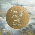 thumbnail image 2 of Tre Sorelle Studios 26x26 White Modern Wood Framed Museum Art Print Titled - Surround Yourself with Beauty, 2 of 4