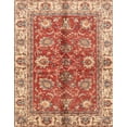 thumbnail image 1 of Ahgly Company Machine Washable Indoor Rectangle Abstract Grapefruit Red Area Rugs, 3' x 5', 1 of 7