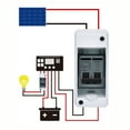 thumbnail image 4 of Solar photovoltaic cell combiner box DC circuit breaker switch with junction box, 4 of 8