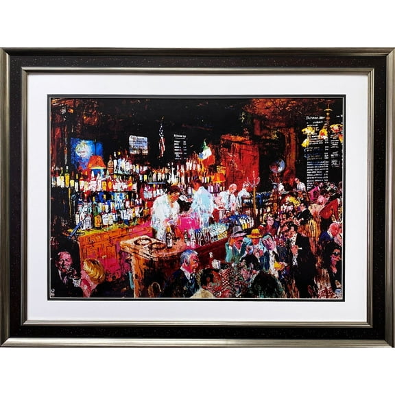 LeRoy Neiman "P.J. Clarkes" NEWLY CUSTOM FRAMED Art Generic