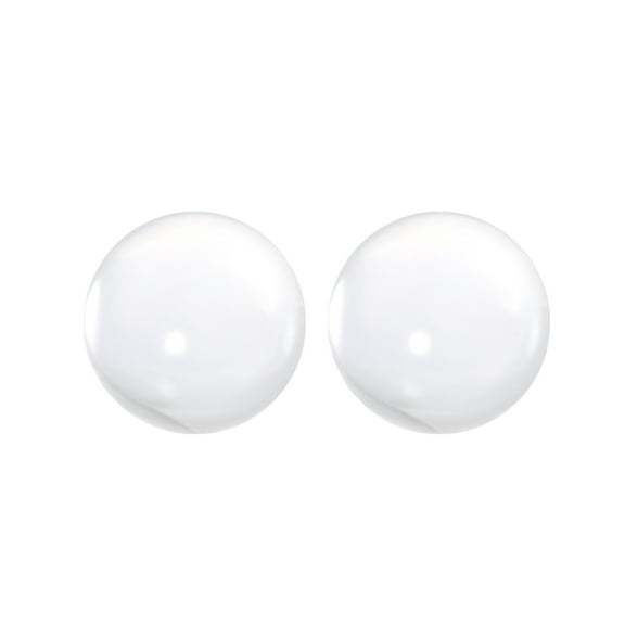 Unique Bargains 1.57''(1.6-inch) Contact Juggling Ball Ornament Clear 2pcs
