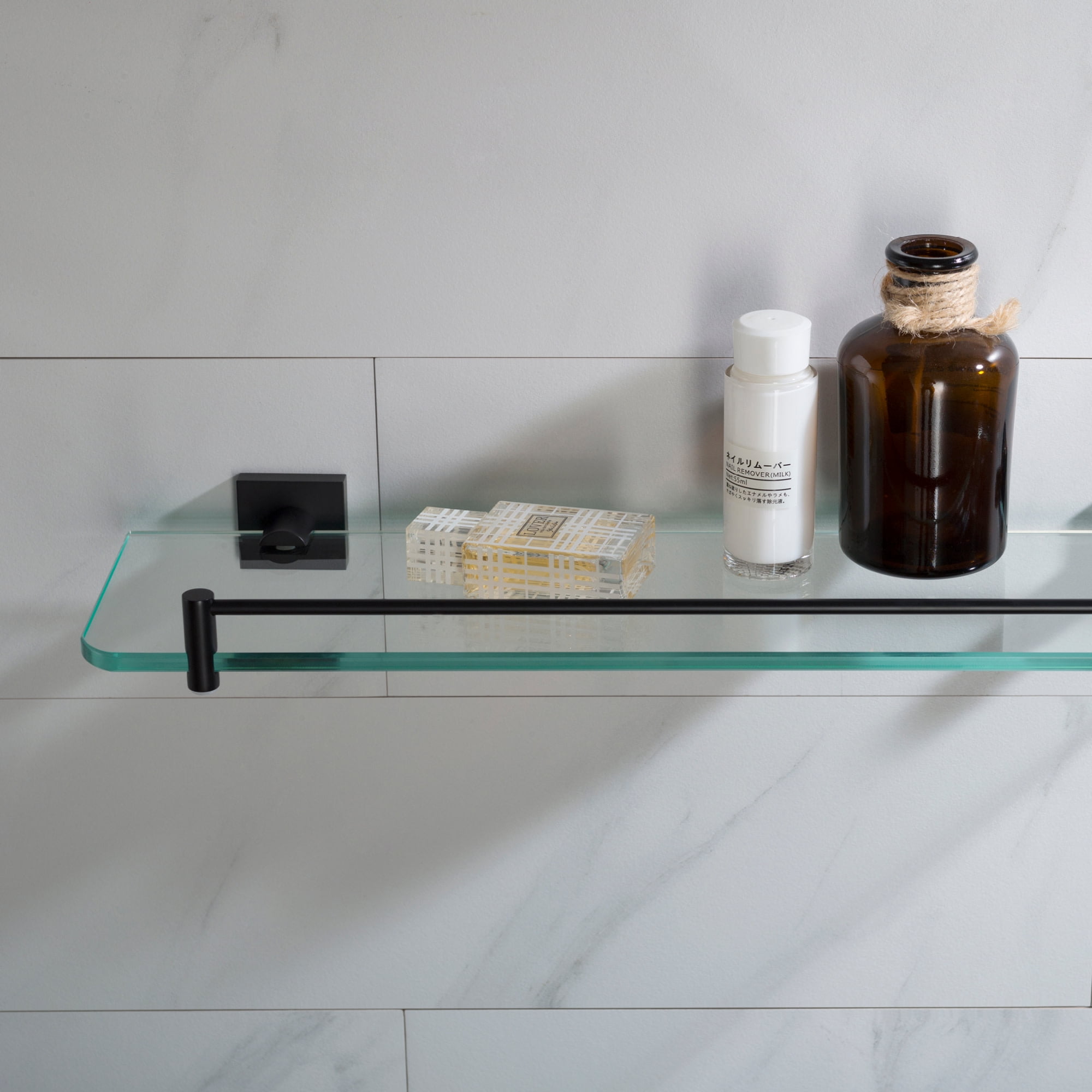Kraus Bathroom Shelf Shower Organizer, Brushed Nickel