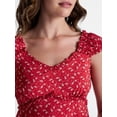 thumbnail image 5 of Time and Tru Women’s Empire Waist Mini Dress, Sizes XS-XXXL, 5 of 6
