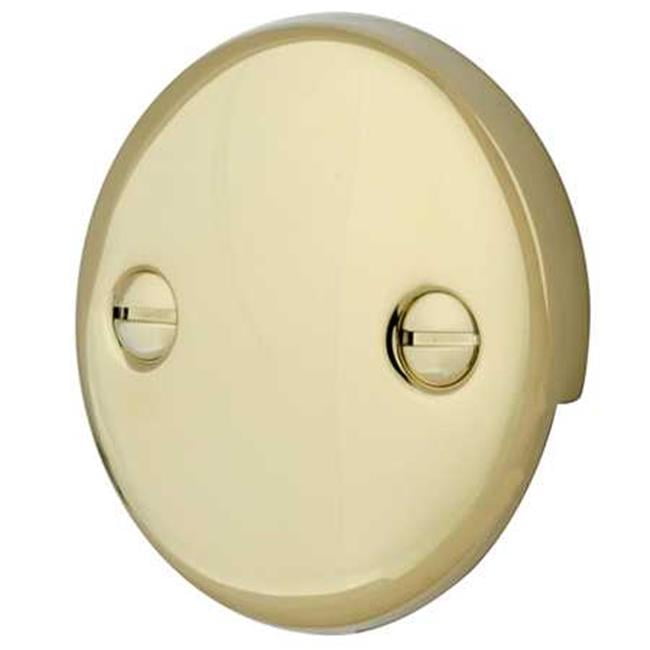 Bath Tub Overflow Plate Polished Brass