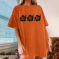 thumbnail image 2 of Black Blouses for Women Plus Size Long Black Shirts for Leggings Summer Clothes for Women Over 50 Shorts, 2 of 5