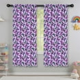 thumbnail image 5 of Blackout Kids Curtains,Purple Butterfly Pattern Childrens Insulated Curtains Set Of 2,Bedroom Essentials,Toddler Room Decor 42"x63", 5 of 5