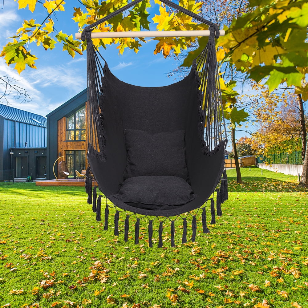 Large Hanging Rope Hammock Chair Swing, Hammock Chair Swing Seat for