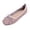 Purple, variant on Abomasnow Womens Flock Bow Decor Square Toe Slip‑On Ballet Flat Shoes Casual Lightweight Going Out Shoes